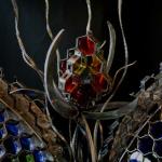 Fleur tropical.

Sculpture: Acier Inoxydable et verre.
Grandeur :100 cm x 80 cm Aprox.